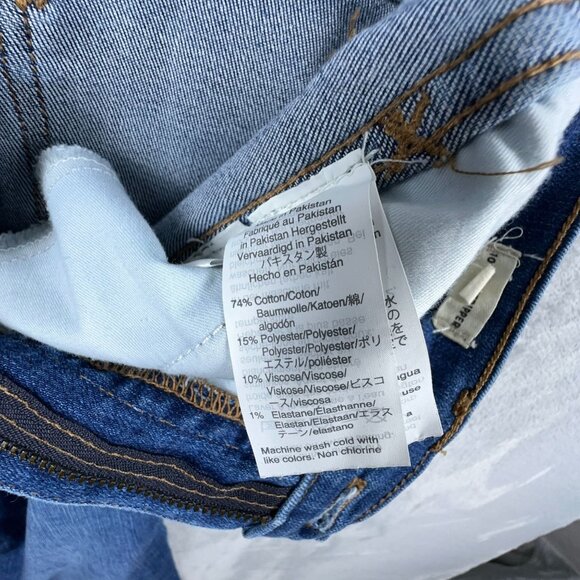 Madewell 10" High-Rise Roadtripper Jeans Raw-Hem Womens Waterford Wash Size W26 - Picture 6 of 12